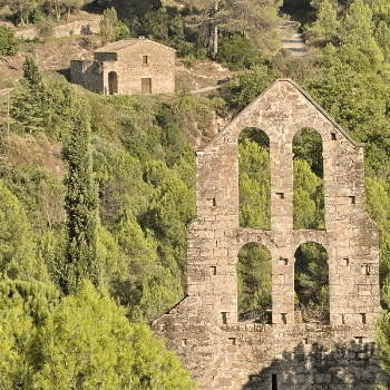 Pedra i natura a Sant Pere de Vallhonesta