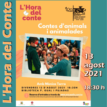 L'HORA DEL CONTE 13 d'agost de 2021 - Biblioteca de Canet de Mar