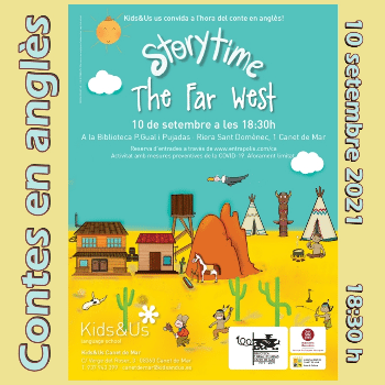 CONTES EN ANGLÈS - STORYTIME del 10 de setembre de 2021 - Biblioteca de Canet de Mar