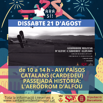 FME 2021. Passejades històriques SAV: L'Aeròdrom militar d'Alfou