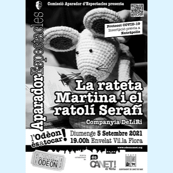 Aparador d'Espectacles - La rateta Martina i el ratolí Serafí  de la  Cia. DeLiRi -  5 de setembre