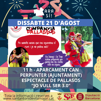 FME 2021. ESPECTACLE INFANTIL DE PALLASSOS "JO VULL SER 3.0"