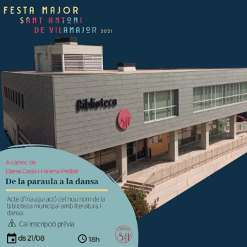 FME 2021. INAUGURACIÓ NOM DE LA BIBLIOTECA SAV