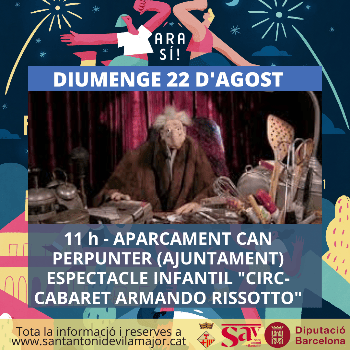 FME 2021. ESPECTACLE INFANTIL "CIRC CABARET ARMANDO RISSOTTO"