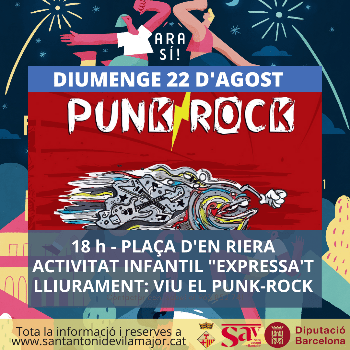 FME 2021. ACTIVITAT INFANTIL "EXPRESSA'T LLIUREMENT: VIU EL PUNK-ROCK"