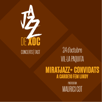 Concert "MIRATJAZZ + Convidats" amb "A Carde10 Fem Lindy" a Vil.la Paquita - CICLE "JAZZ DE XOC"