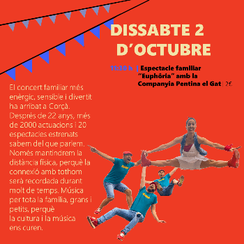 Espectacle  familiar "Euphôria" de la Companyia Pentina el gat | Festa Major de Corçà