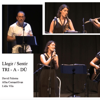Llegir / Sentir TRI-A-DÚ 26 NOV- Biblioteca de Canet de Mar