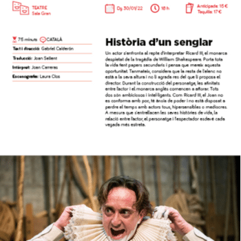 HISTÒRIA D'UN SENGLAR
