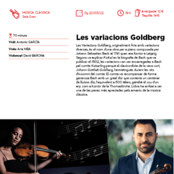 LES VARIACIONS GOLDBERG