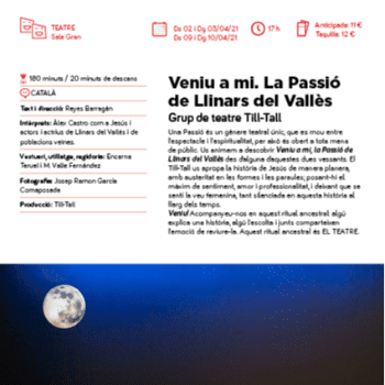 VENIU A MI. LA PASSIÓ DE LLINARS DEL VALLÈS