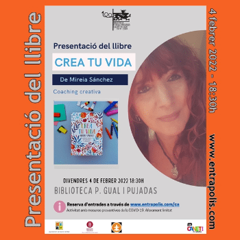 Presentació de Llibre "Crea tu vida" el 4 de febrer de 2022 - Biblioteca de Canet de Mar