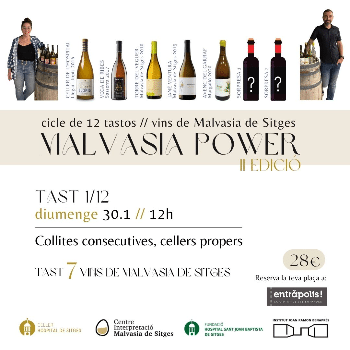Malvasia Power // 2a EDICIÓ _ Tast 1/12 Collites consecutives, cellers propers