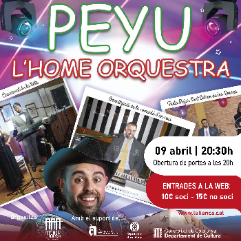 "L'home orquestra" d'en Peyu