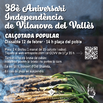 38è Aniversari Independència de Vilanova del Vallès -Calçotada popular i brasa de cabàs-