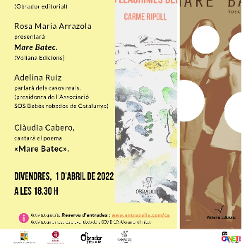 XERRADA /PRESENTACIÓ  1 d'abril de 2022 - Biblioteca de  Canet de Mar