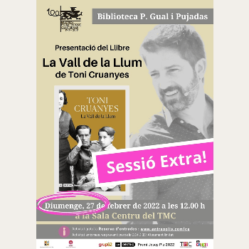 SESSIÓ EXTRA PRESENTACIÓ DE LLIBRE Diumenge, 27 de febrer de 2022 - Biblioteca de Canet de Mar