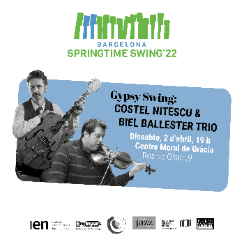 Jazz Concert: Costel Nitescu i Biel Ballester Trio en concert de Gypsy Swing