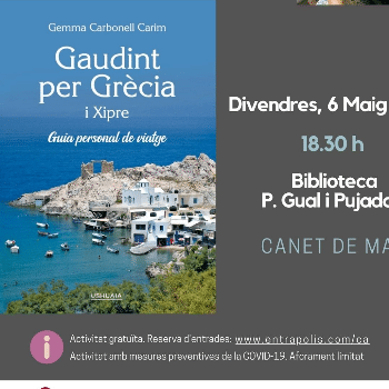 PARLEM AMB... GEMMA CARBONELL CARIM a la Biblioteca de Canet de Mar