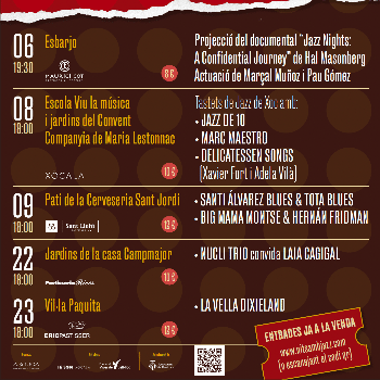 TARDA DE BLUES amb BIG MAMA, TOTA BLUES i Santi Álvarez Blues a la Cerveseria Sant Jordi - CICLE "JAZZ DE XOC"