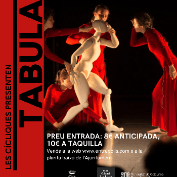 LES CÍCLIQUES ens presenten TABULA. Premi Drac d'Or Julieta al millor espectacle juvenil de la Fira de Titelles de Lleida 2022