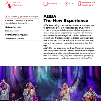 ABBA THE NEW EXPERIENCE