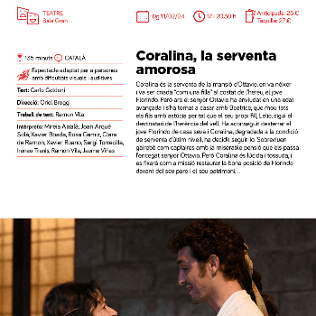 CORALINA, LA SERVENTA AMOROSA