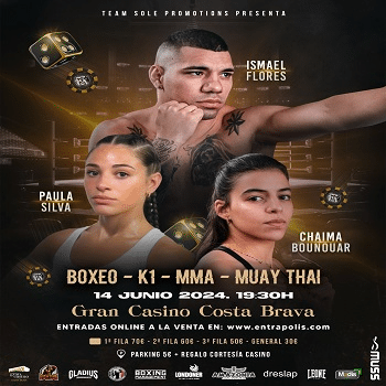 Gran Casino Costa Brava. Boxeo profesional. Muay Thai. K1 y MMA