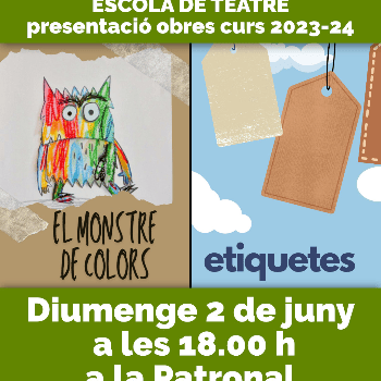 "El monstre de colors" i "Etiquetes"