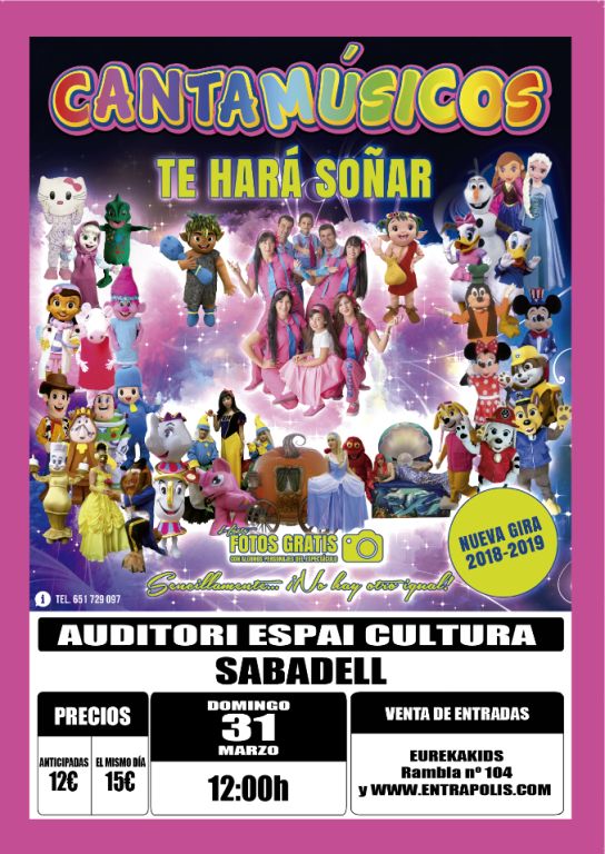 CANTAMÚSICOS en SABADELL