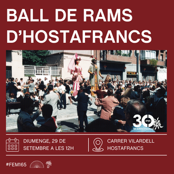 Dinar popular - 30è aniversari del Ball de Rams d'Hostafrancs