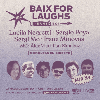 Baix for Laughs (Espectacle de Monòlegs a Sant Boi)
