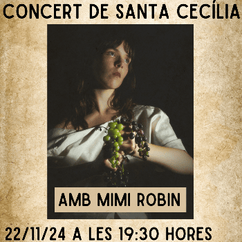 CONCERT DE SANTA CECÍLIA AMB MIMI ROBIN
