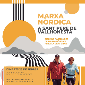Cicle de passejades de Marxa Nòrdica 2025 - Sortida a Sant Pere de Vallhonesta