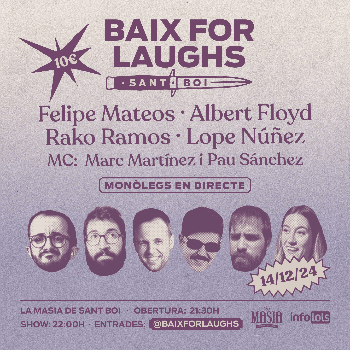 Baix For Laughs - Espectacle de Monòlegs Sant Boi