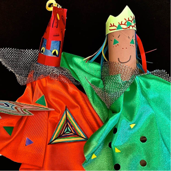 Taller de construcció de titelles: Sant Jordi i Santa Jordina