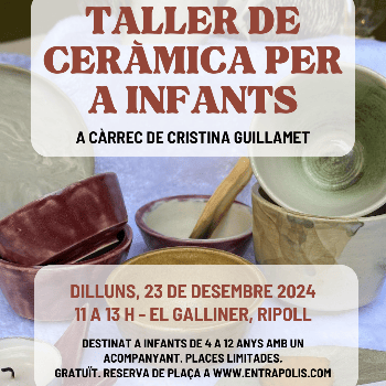Taller de ceràmica per a infants