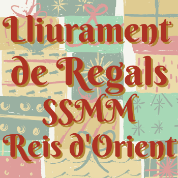 LLIURAMENT DE REGALS REIS D'ORIENT A L'ESGLÉSIA LA SAGRADA FAMÍLIA DE LA BAUMA