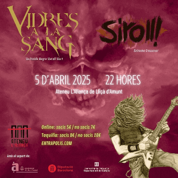 Lliksound amb VIDRES A LA SANG i SIROLL!