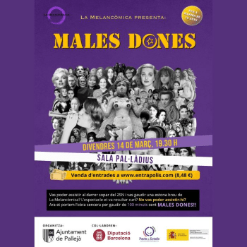 Commemoració del Dia Internacional de la Dona. Representació de l'obra "Males Dones"