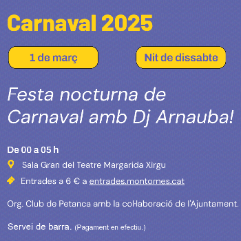 Festa nocturna de Carnaval amb DJ Arnauba