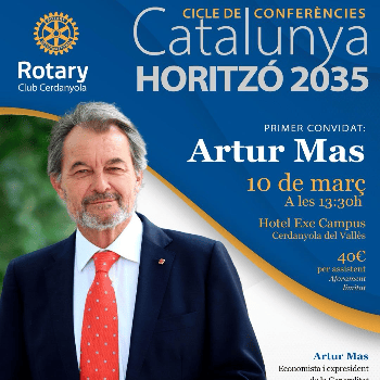 CICLE COFERENCIES CATALUNYA 2035 _PRIMER CONVIDAT MOLT HBLE SR ARTUR MAS EX-PRESIDENT DE LA GENERALITAT DE CATALUNYA