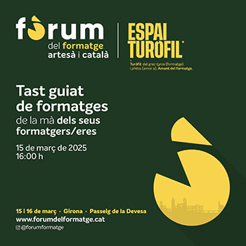 Tast guiat de formatges de la mà dels seus formatgers/eres