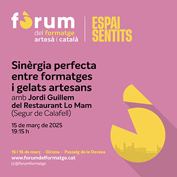 Sinèrgia perfecta entre formatges i gelats artesans amb Jordi Guillem del Restaurant Lo Mam (Segur de Calafell)