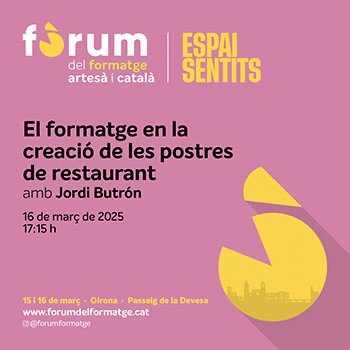 El formatge en la creació de les postres de restaurant amb Jordi Butrón