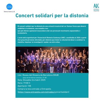 Concert solidari per la distonia