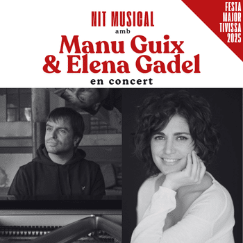 Concert Manu Guix i Elena Gadel a Tivissa