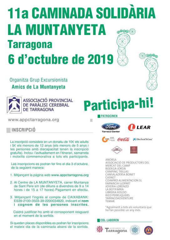 11a caminada solidària La Muntanyeta