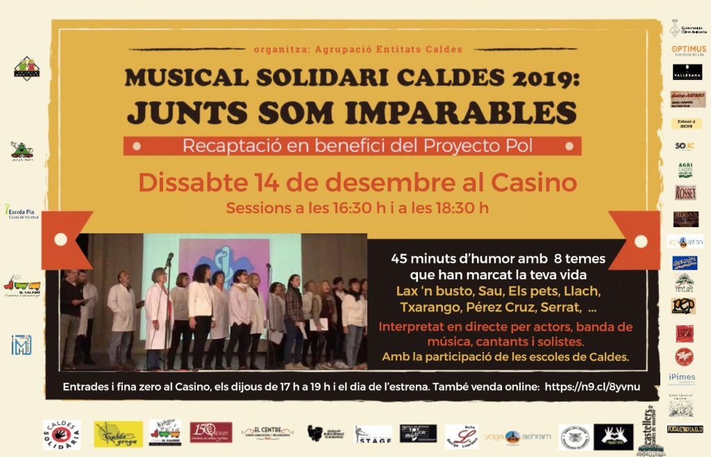 JUNTS SOM IMPARABLES, musical d'humor