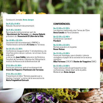 Jornada sobre Plantes Medicinals i Remeis Populars